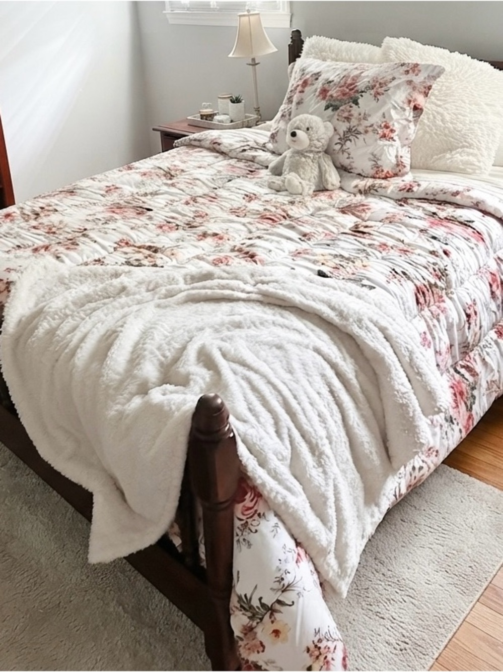 Rare Vintage Ralph Lauren "Petticoat Floral" Comforter & Sham Set (Full/Queen) - Picture 2 of 4